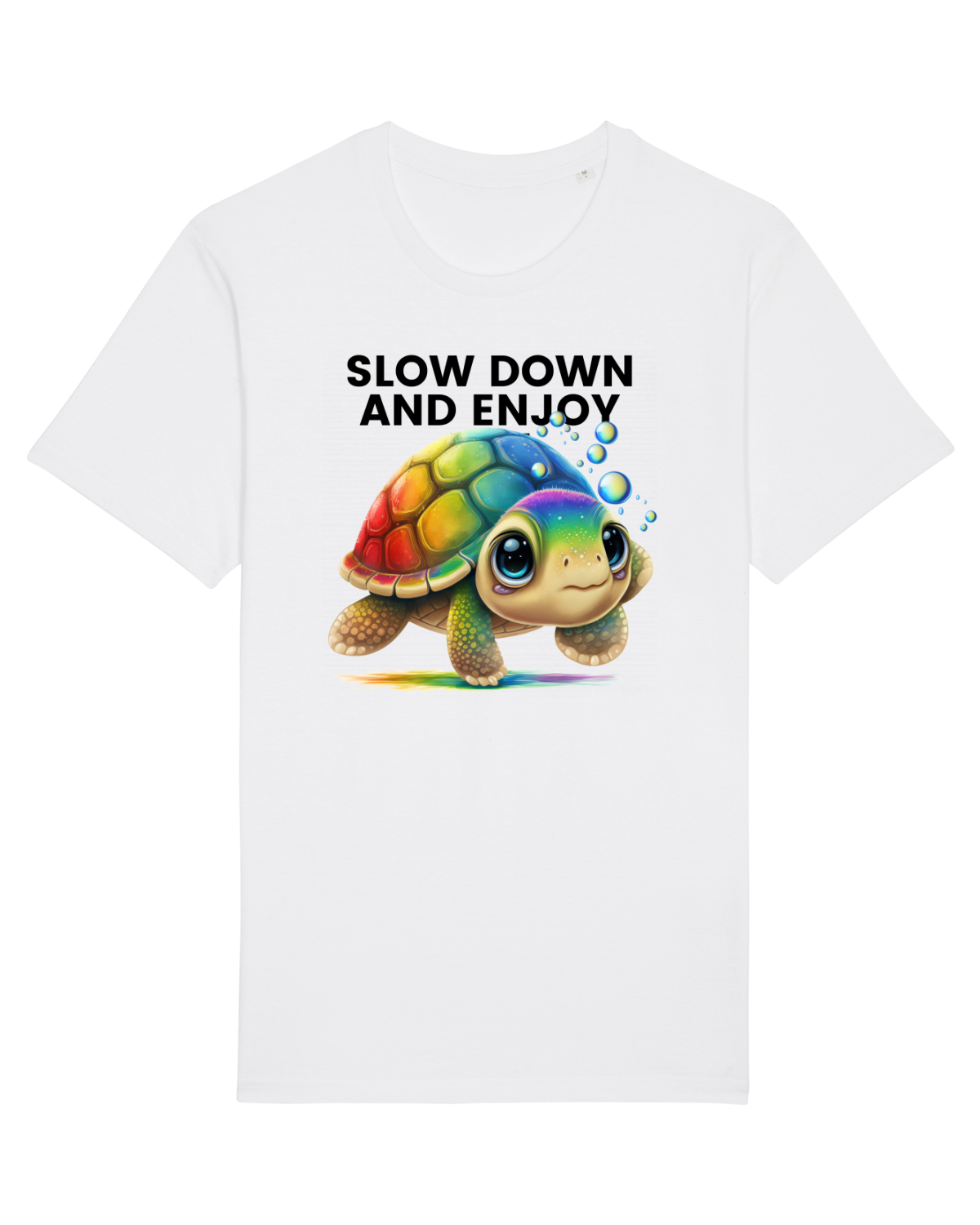Tricou mânecă scurtă Unisex Rocker White
