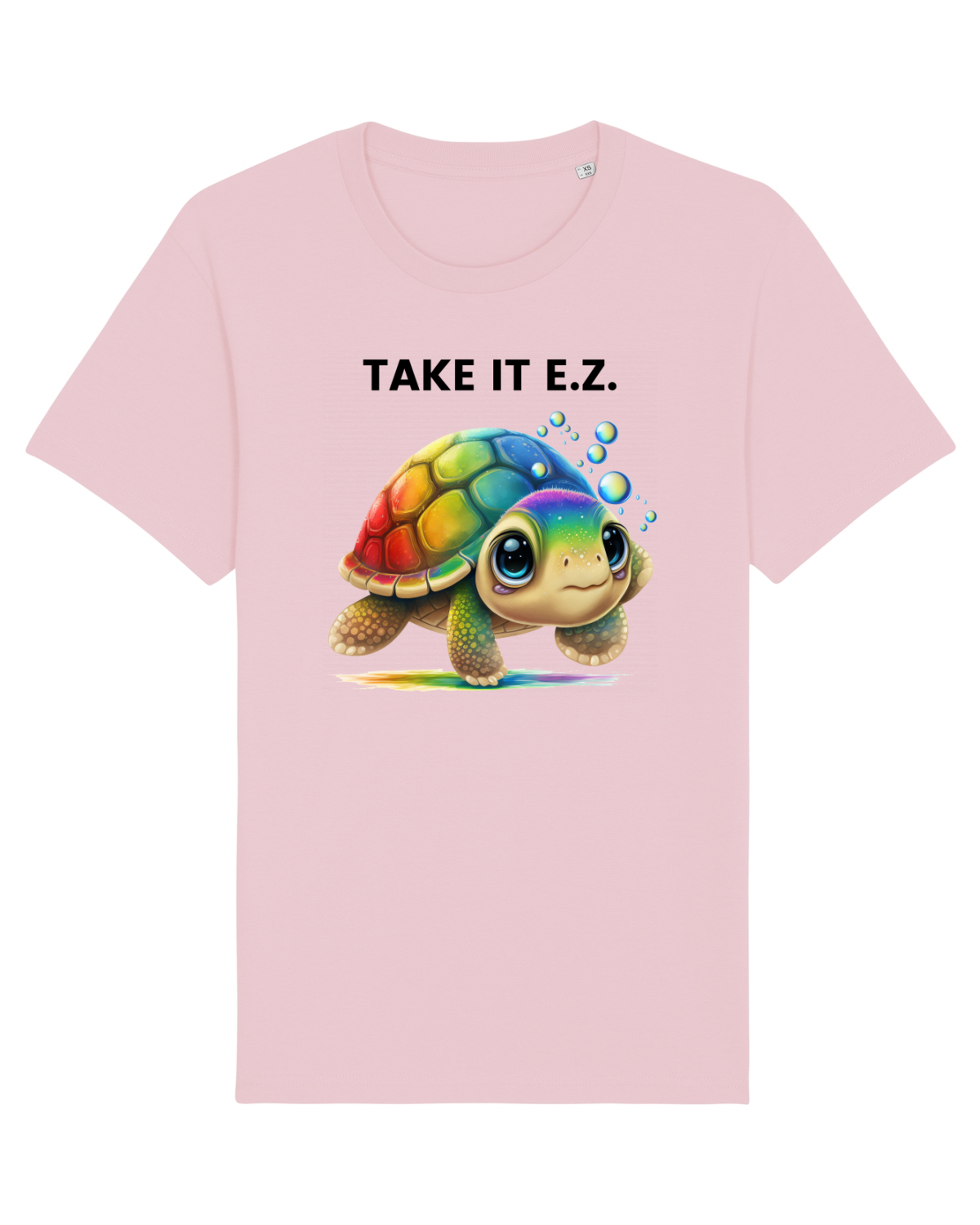 Tricou mânecă scurtă Unisex Rocker Cotton Pink