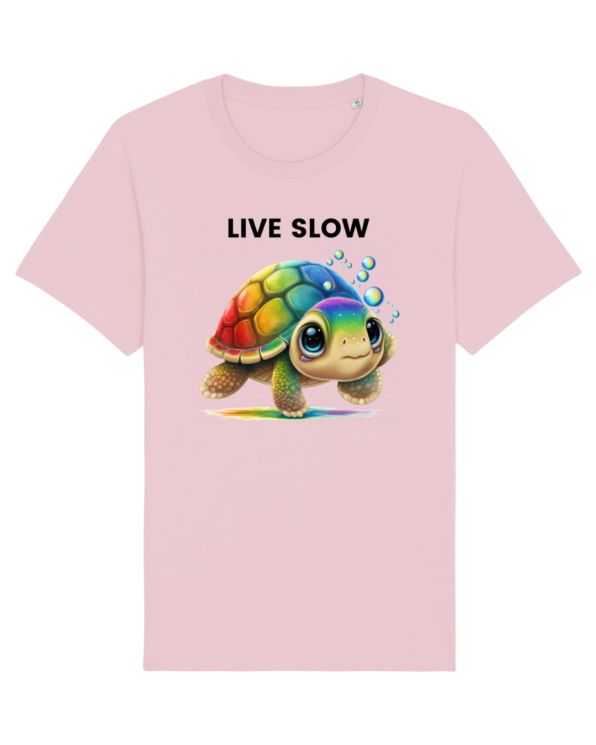 Tricou mânecă scurtă Unisex Rocker Cotton Pink
