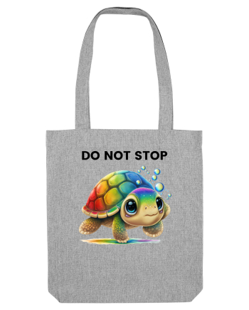 Broasca testoasa pictata in acuarela cu mesajul Do Not Stop Heather Grey