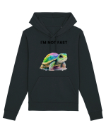 Broasca testoasa pictata in acuarela cu mesajul   I'm not fast Hanorac Unisex Drummer