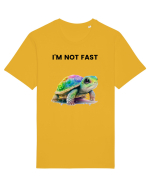 Broasca testoasa pictata in acuarela cu mesajul   I'm not fast Tricou mânecă scurtă Unisex Rocker