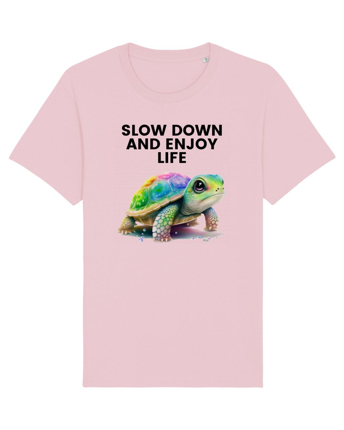 Tricou mânecă scurtă Unisex Rocker Cotton Pink