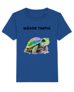 Broasca testoasa pictata in acuarela cu mesajul  Masor Timpul Tricou mânecă scurtă  Copii Mini Creator