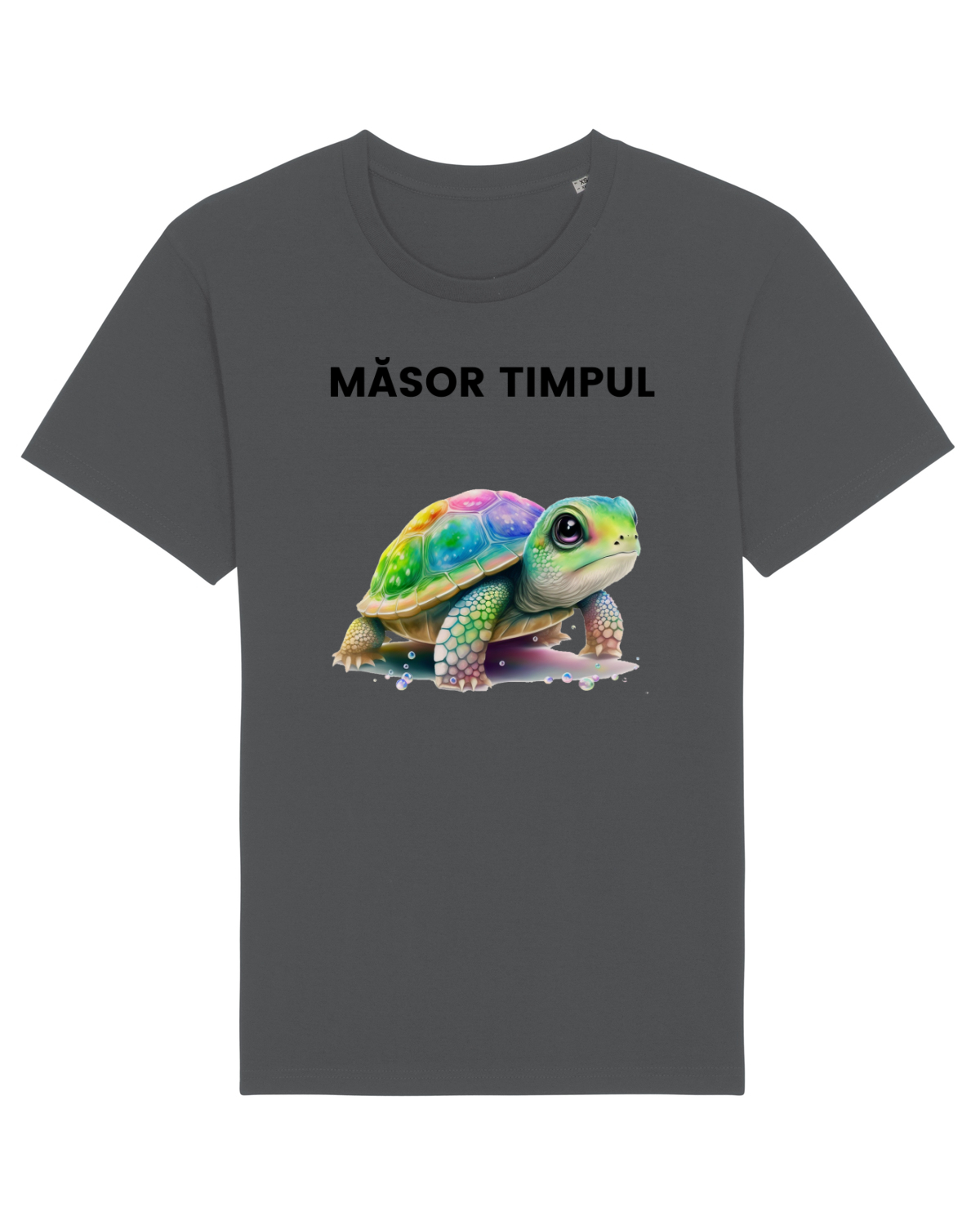 Tricou mânecă scurtă Unisex Rocker Anthracite