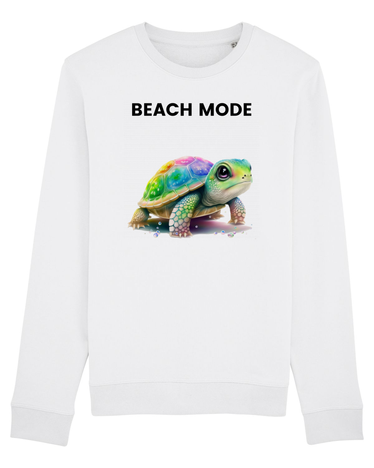 Bluză mânecă lungă Unisex Rise White