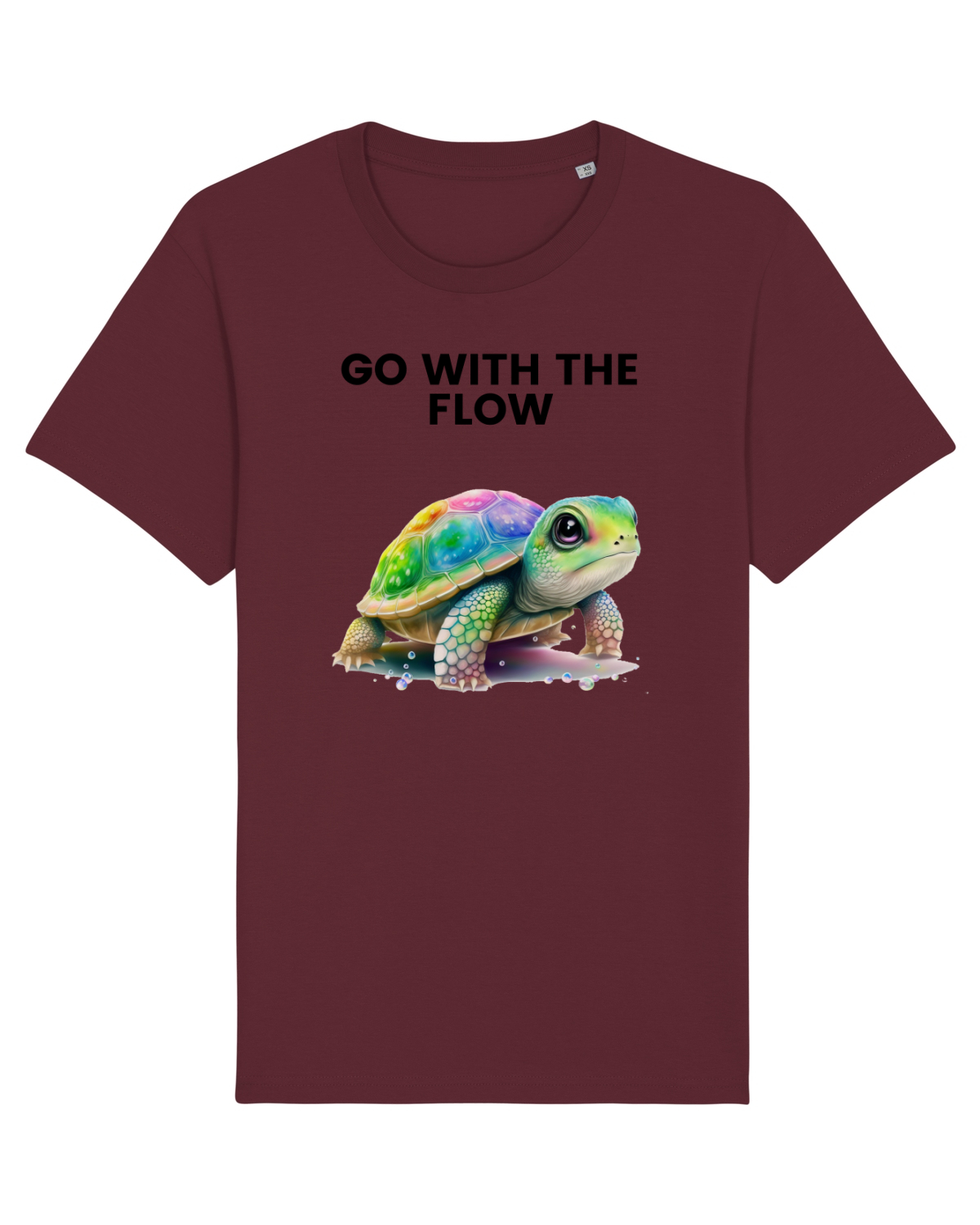 Tricou mânecă scurtă Unisex Rocker Burgundy