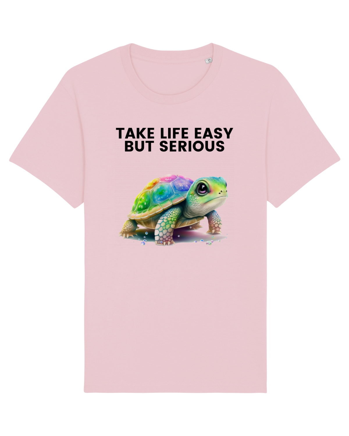 Tricou mânecă scurtă Unisex Rocker Cotton Pink