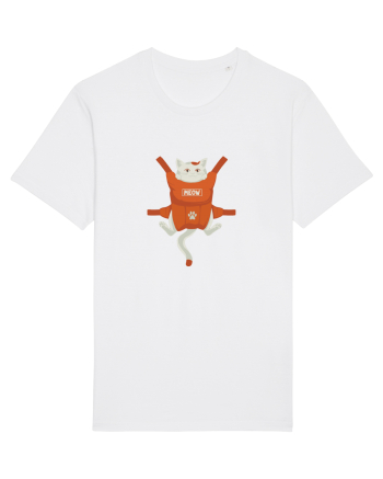 Cat backpack White