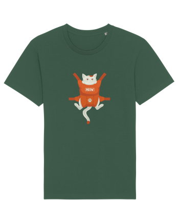 Cat backpack Bottle Green