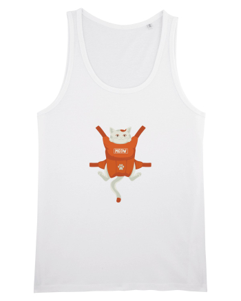 Cat backpack White