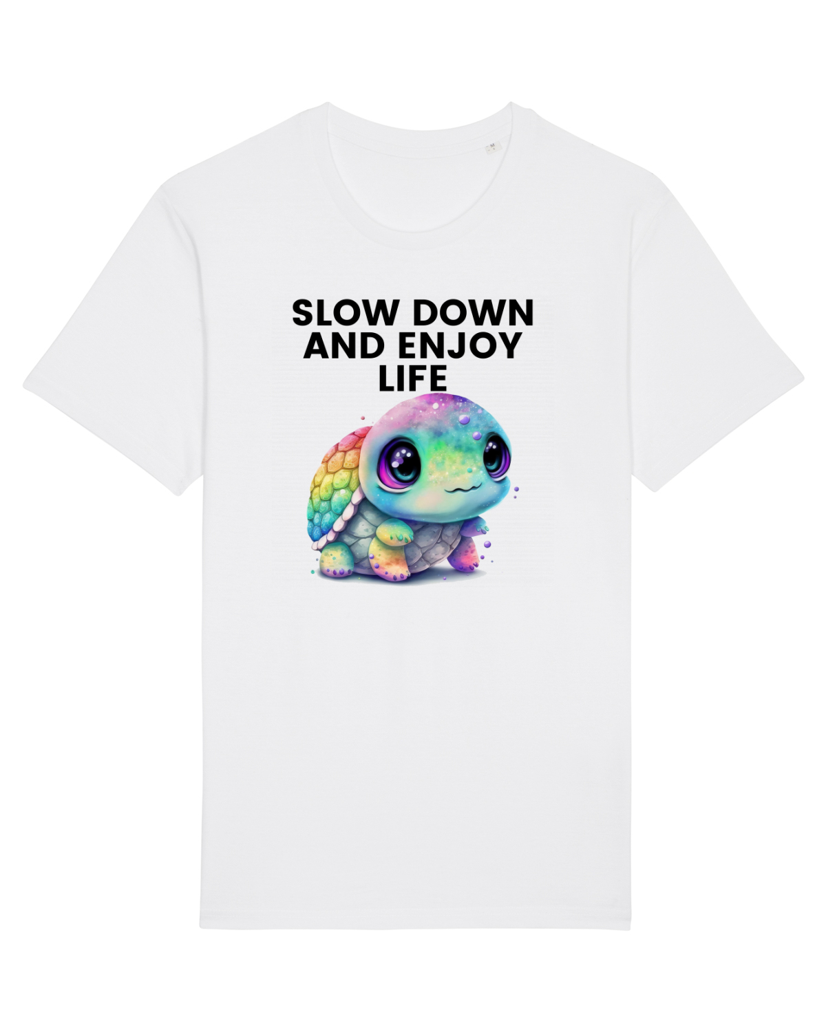 Tricou mânecă scurtă Unisex Rocker White