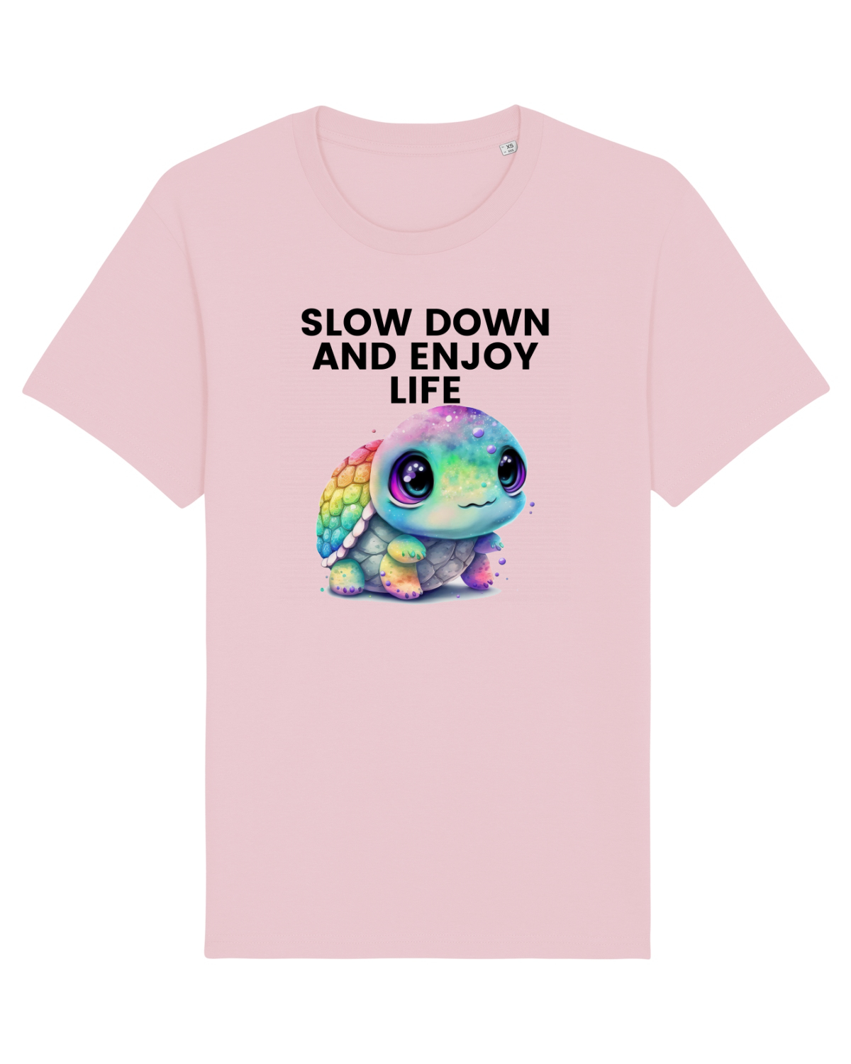Tricou mânecă scurtă Unisex Rocker Cotton Pink