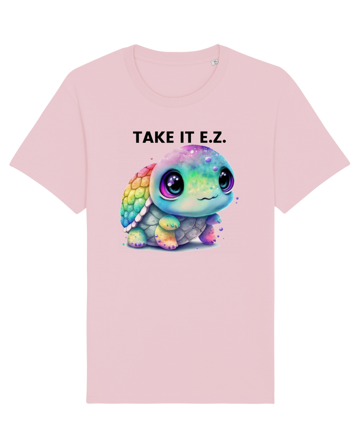 Tricou mânecă scurtă Unisex Rocker Cotton Pink