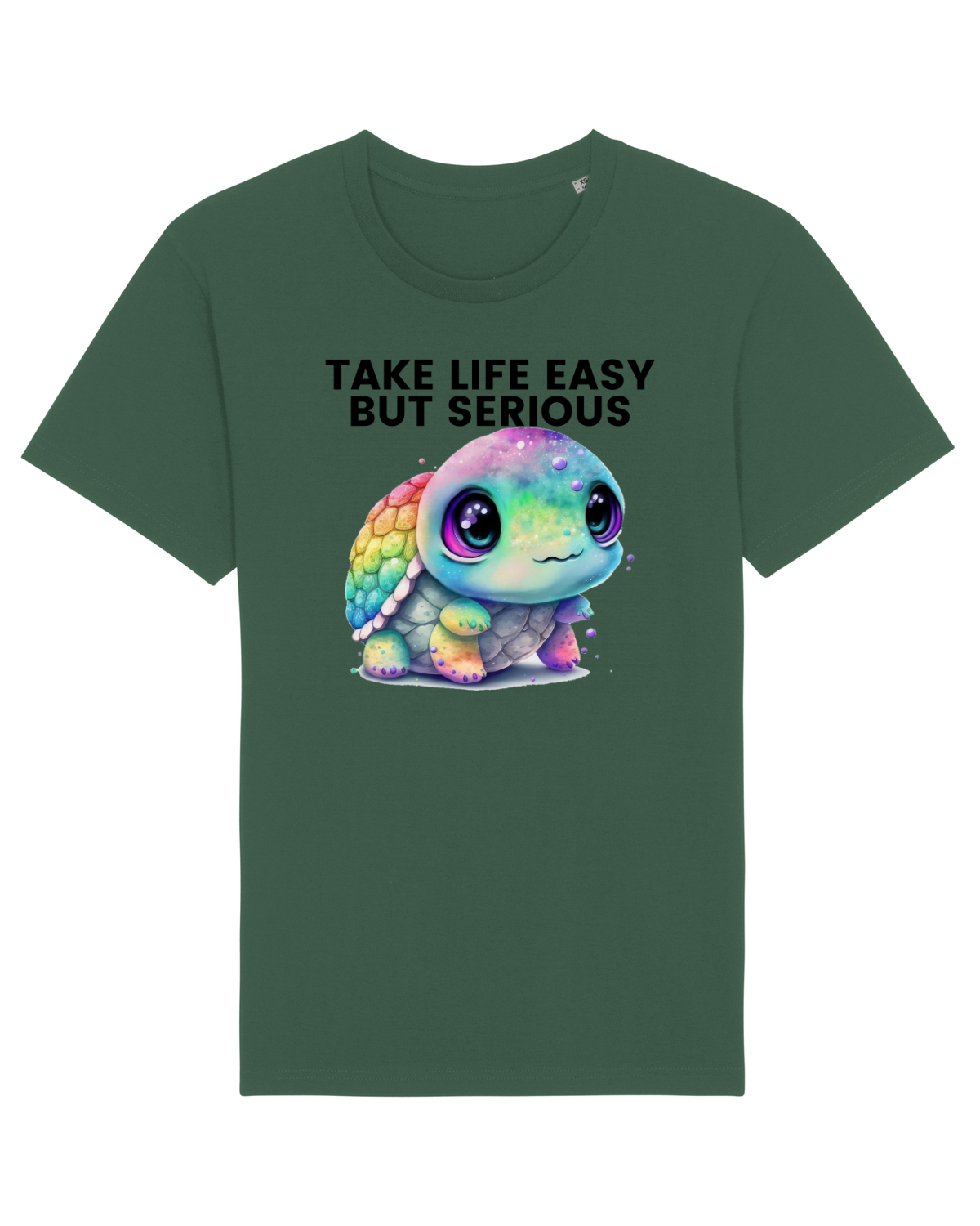 Tricou mânecă scurtă Unisex Rocker Bottle Green
