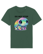 Broasca testoasa pictata in acuarela cu mesajul Do Not Stop Tricou mânecă scurtă Unisex Rocker