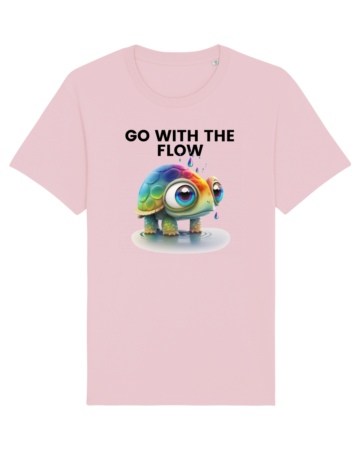 Tricou mânecă scurtă Unisex Rocker Cotton Pink