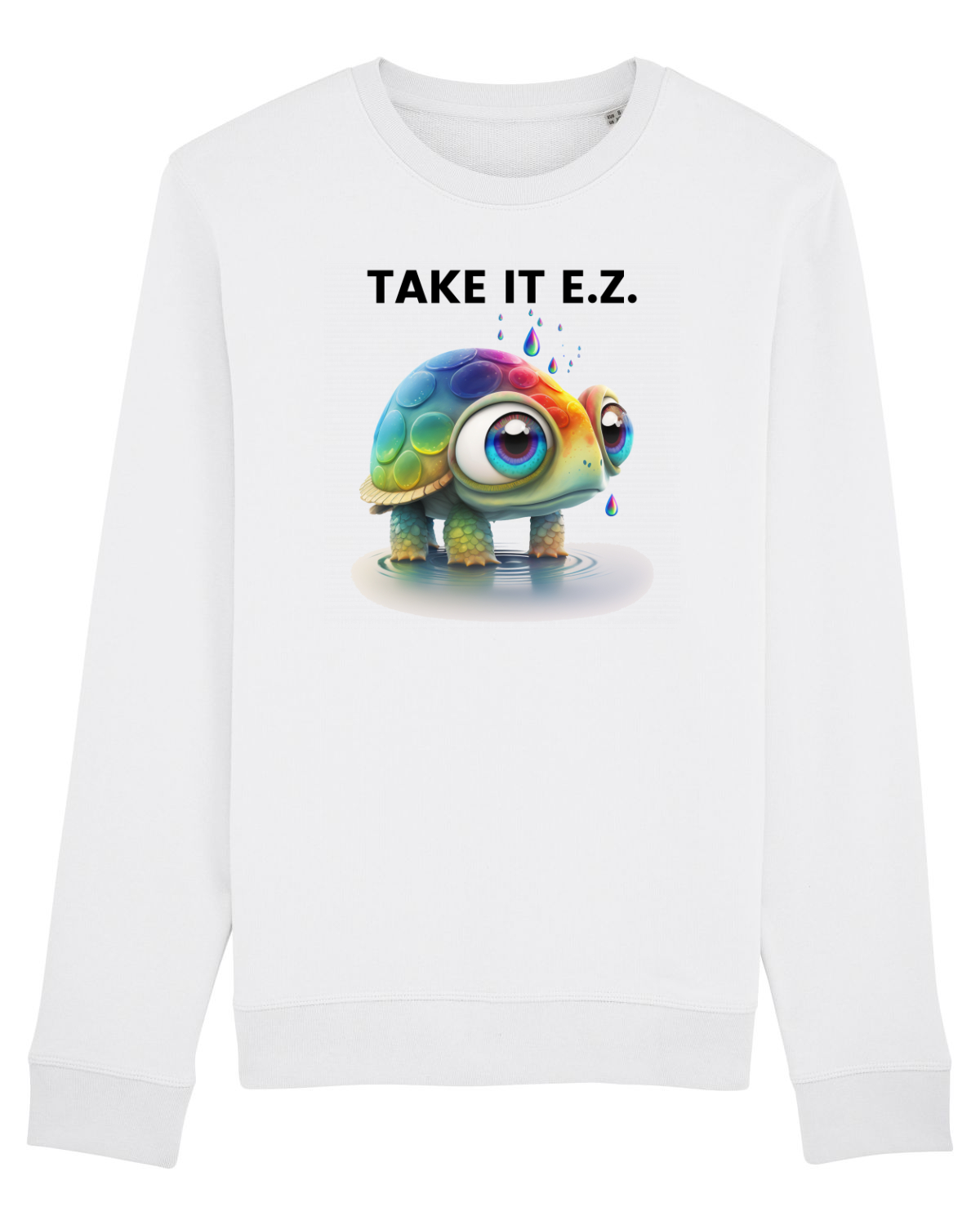 Bluză mânecă lungă Unisex Rise White