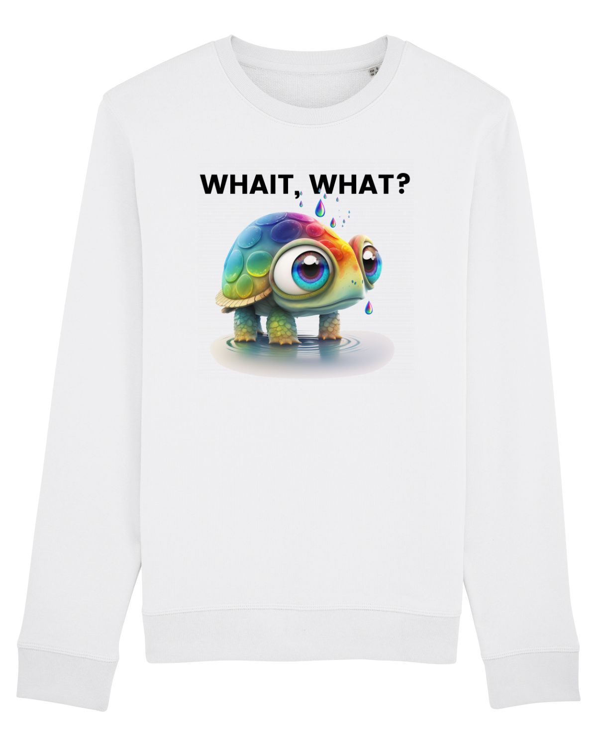 Bluză mânecă lungă Unisex Rise White