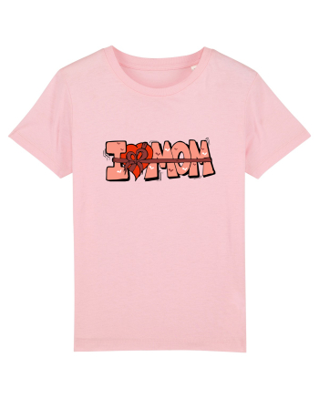 I love mom Cotton Pink