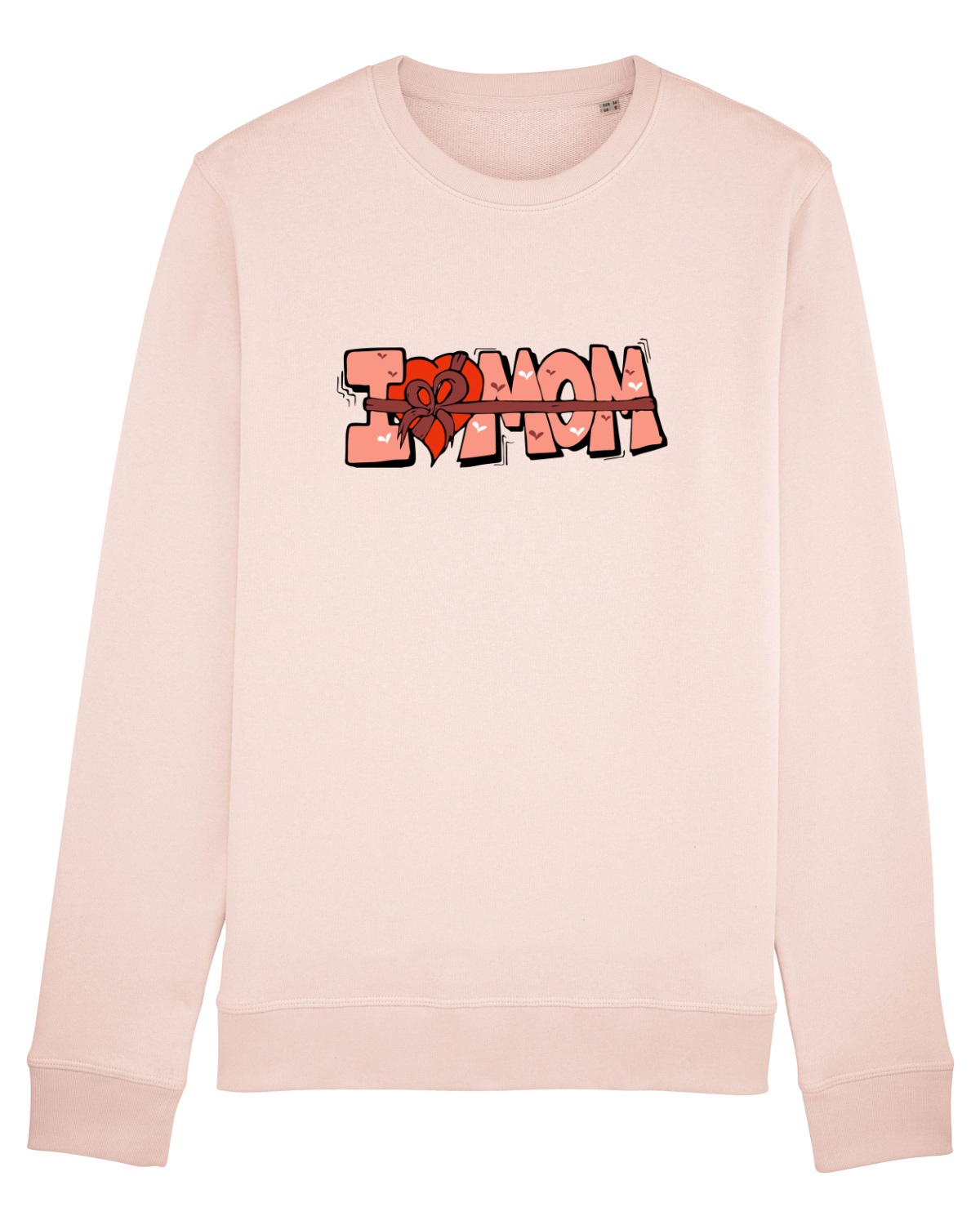 Bluză mânecă lungă Unisex Rise Candy Pink