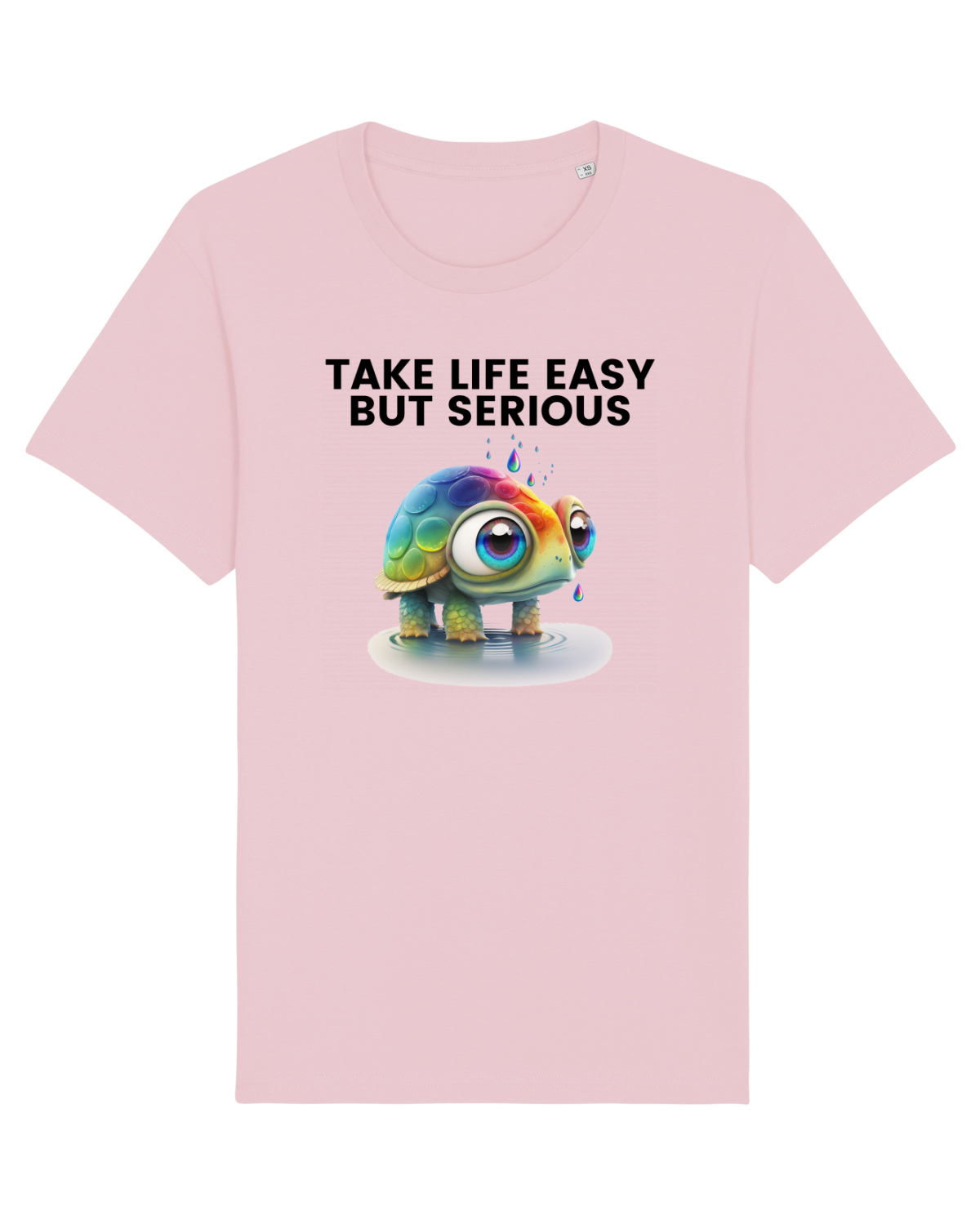 Tricou mânecă scurtă Unisex Rocker Cotton Pink
