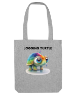 Broasca testoasa pictata in acuarela cu mesajul Jogging Turtle Sacoșă textilă