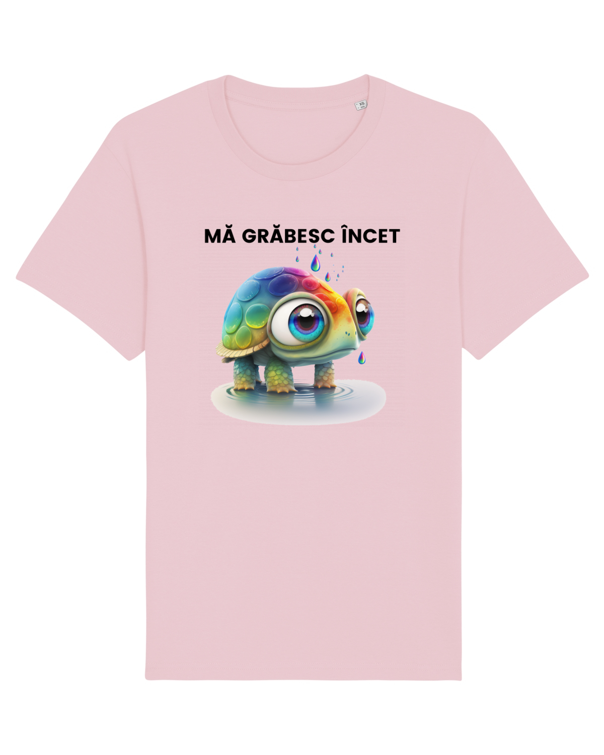 Tricou mânecă scurtă Unisex Rocker Cotton Pink