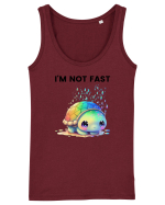 Broasca testoasa pictata in acuarela cu mesajul I'm not fast Maiou Damă Dreamer