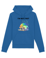 Broasca testoasa pictata in acuarela cu mesajul I'm not fast Hanorac Unisex Drummer