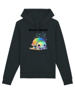 Broasca testoasa pictata in acuarela cu mesajul  Beach Mode Hanorac Unisex Drummer