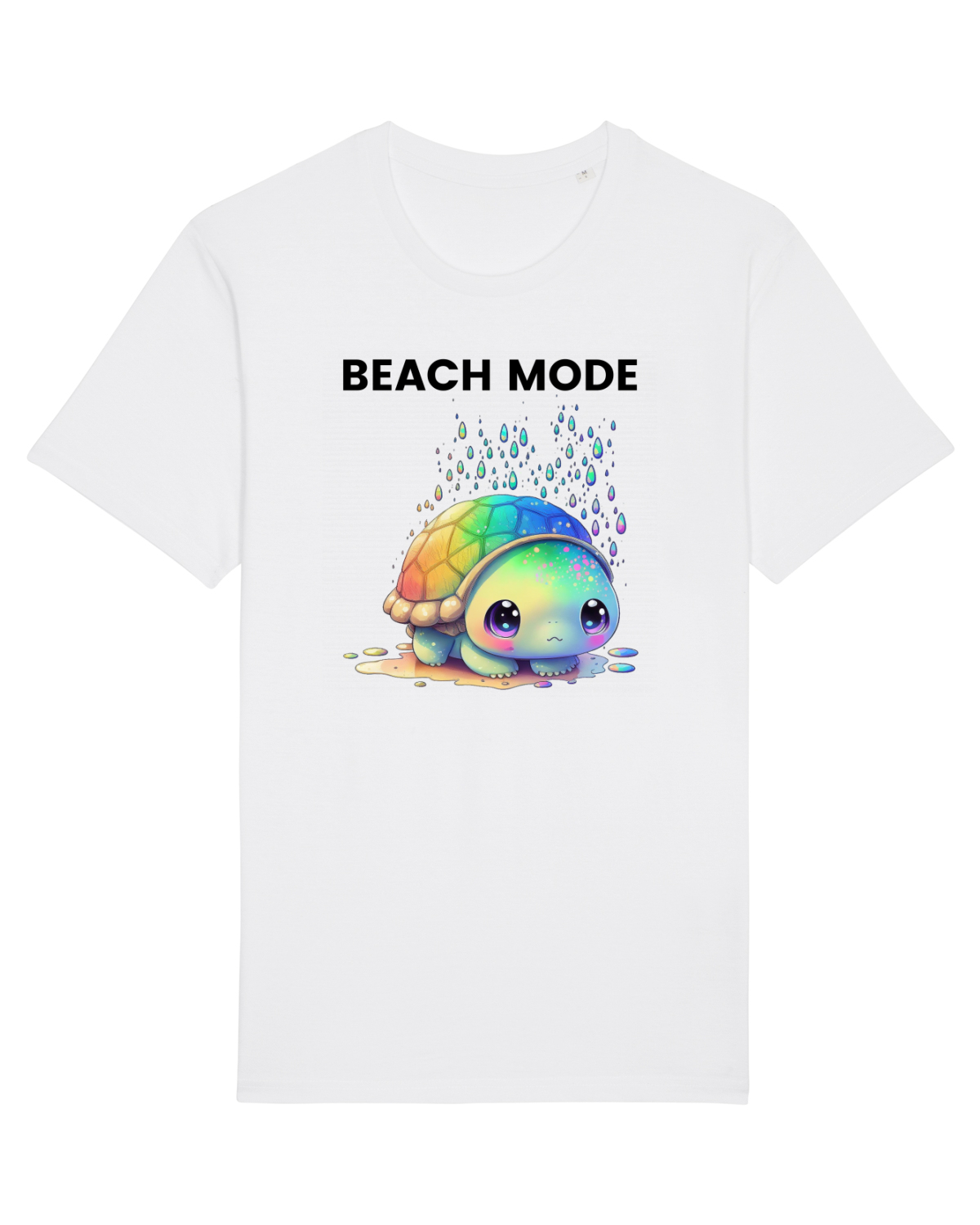 Tricou mânecă scurtă Unisex Rocker White