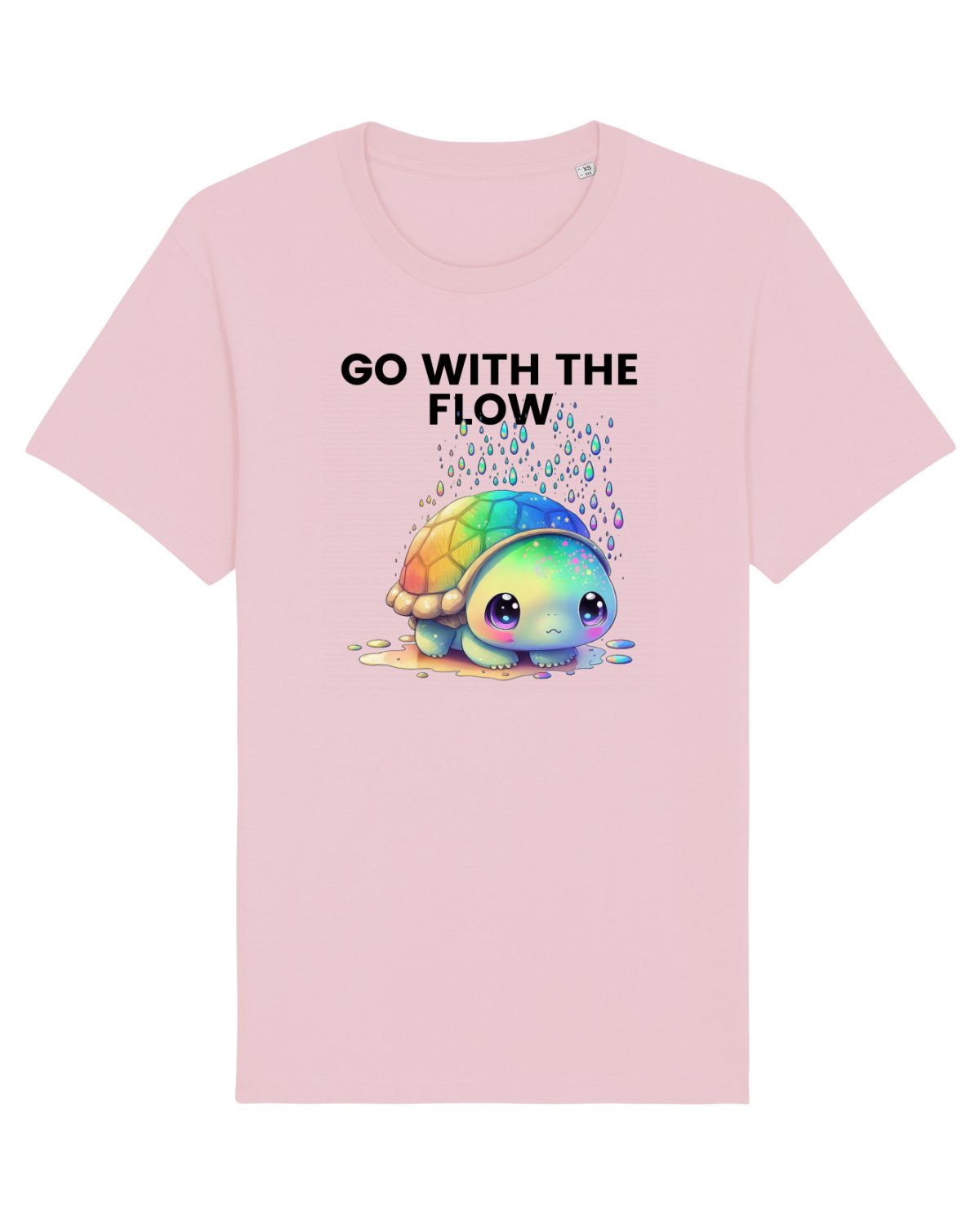 Tricou mânecă scurtă Unisex Rocker Cotton Pink