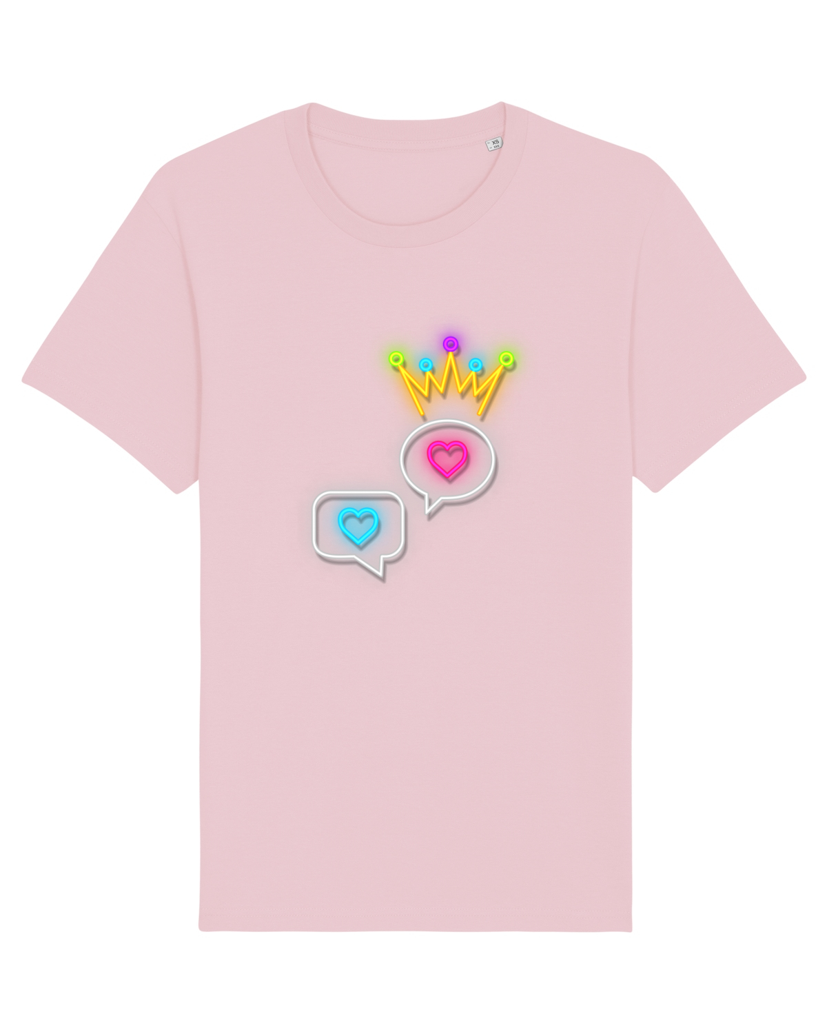 Tricou mânecă scurtă Unisex Rocker Cotton Pink