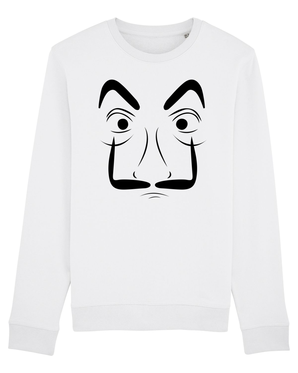 Bluză mânecă lungă Unisex Rise White
