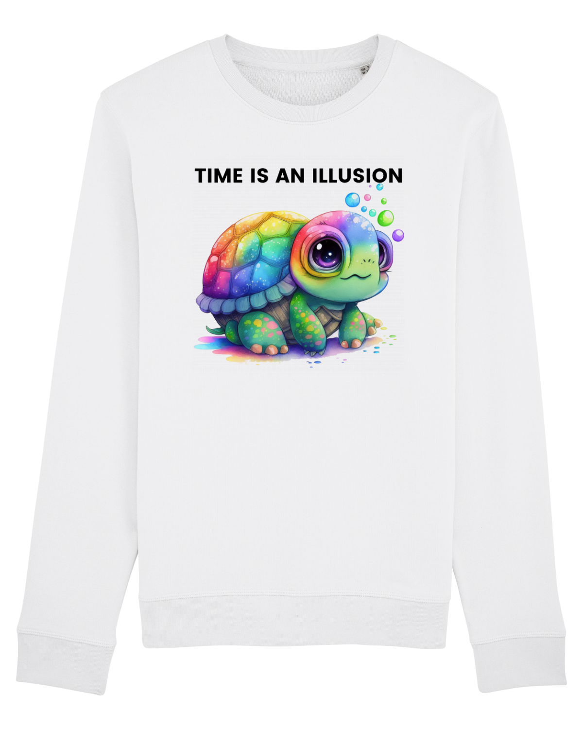 Bluză mânecă lungă Unisex Rise White