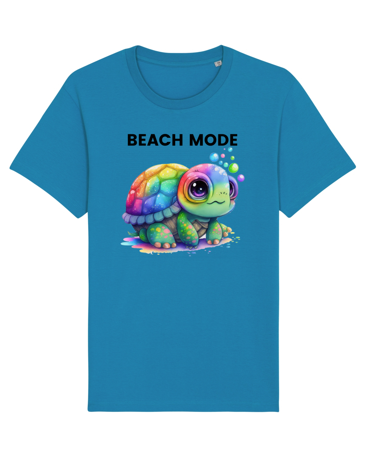 Tricou mânecă scurtă Unisex Rocker Azur