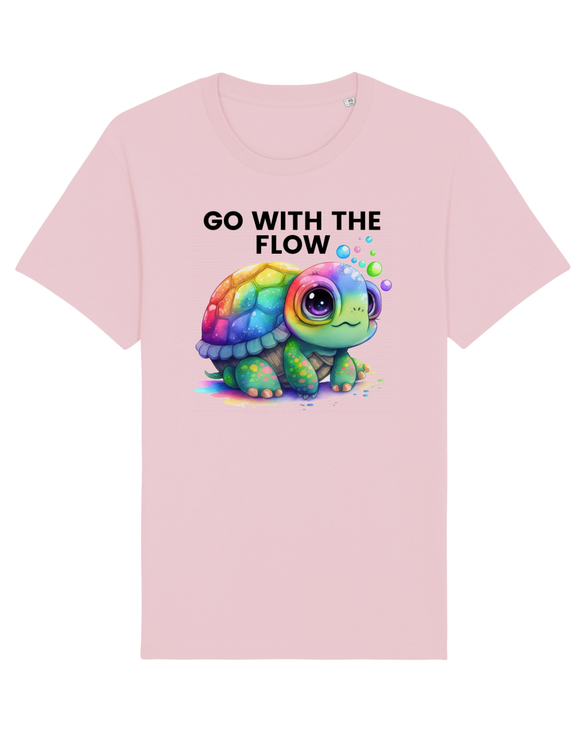 Tricou mânecă scurtă Unisex Rocker Cotton Pink