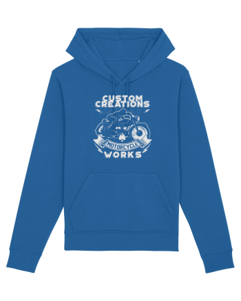 Custom Motorcycle Royal Blue