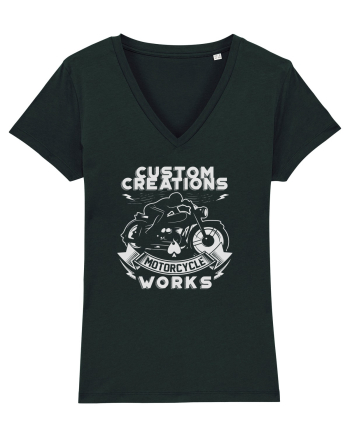 Custom Motorcycle Black
