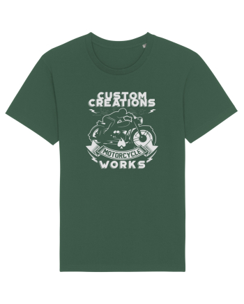 Custom Motorcycle Bottle Green
