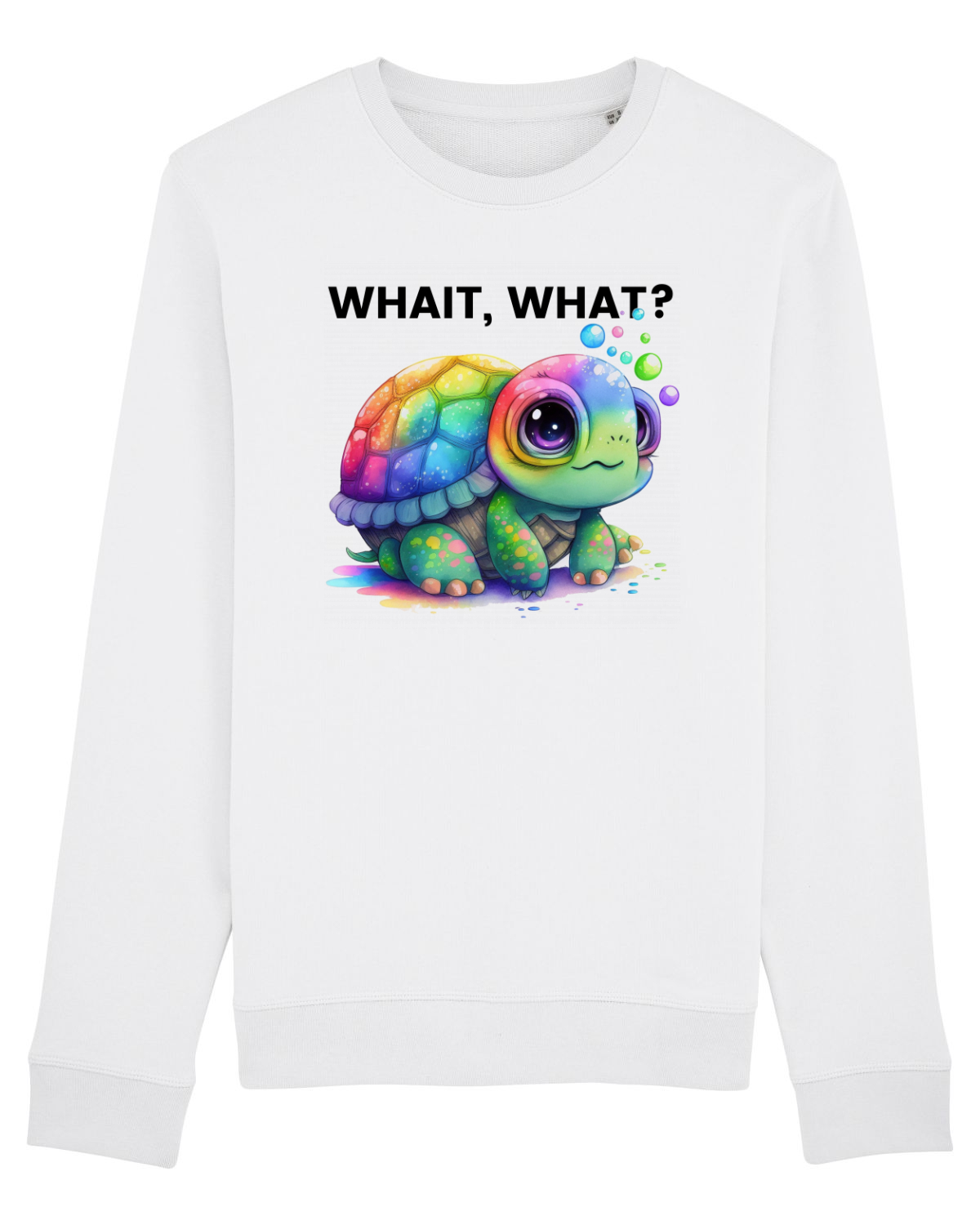 Bluză mânecă lungă Unisex Rise White