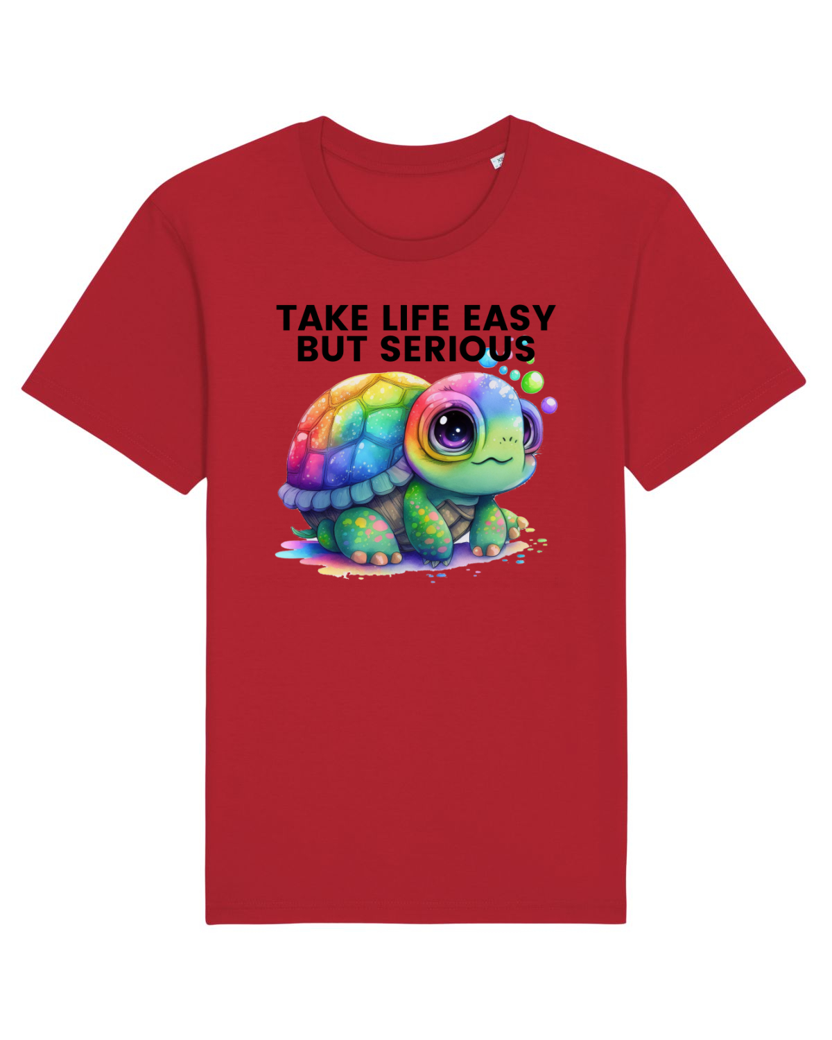 Tricou mânecă scurtă Unisex Rocker Red