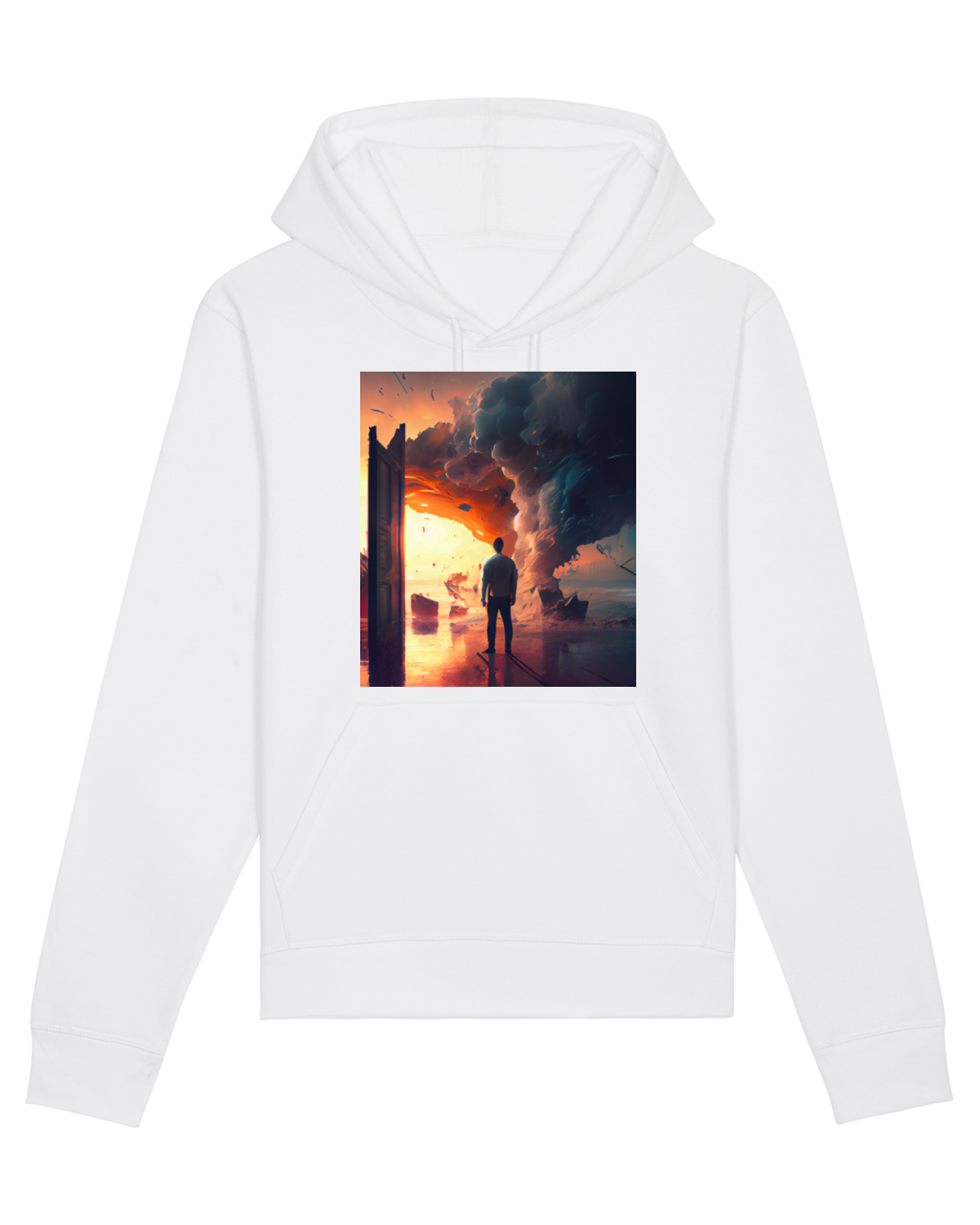 Hanorac Unisex Drummer White