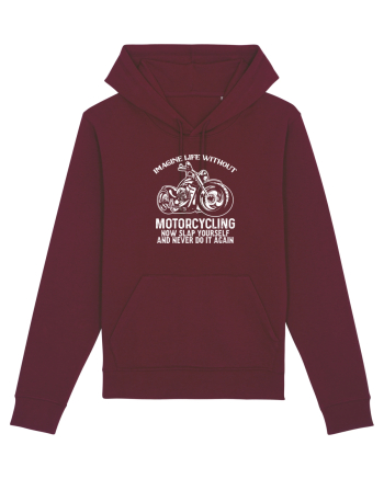 Motorcycling Burgundy