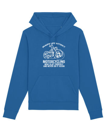 Motorcycling Royal Blue