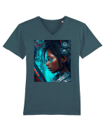 DIGITAL ART 56 Tricou mânecă scurtă guler V Bărbat Presenter