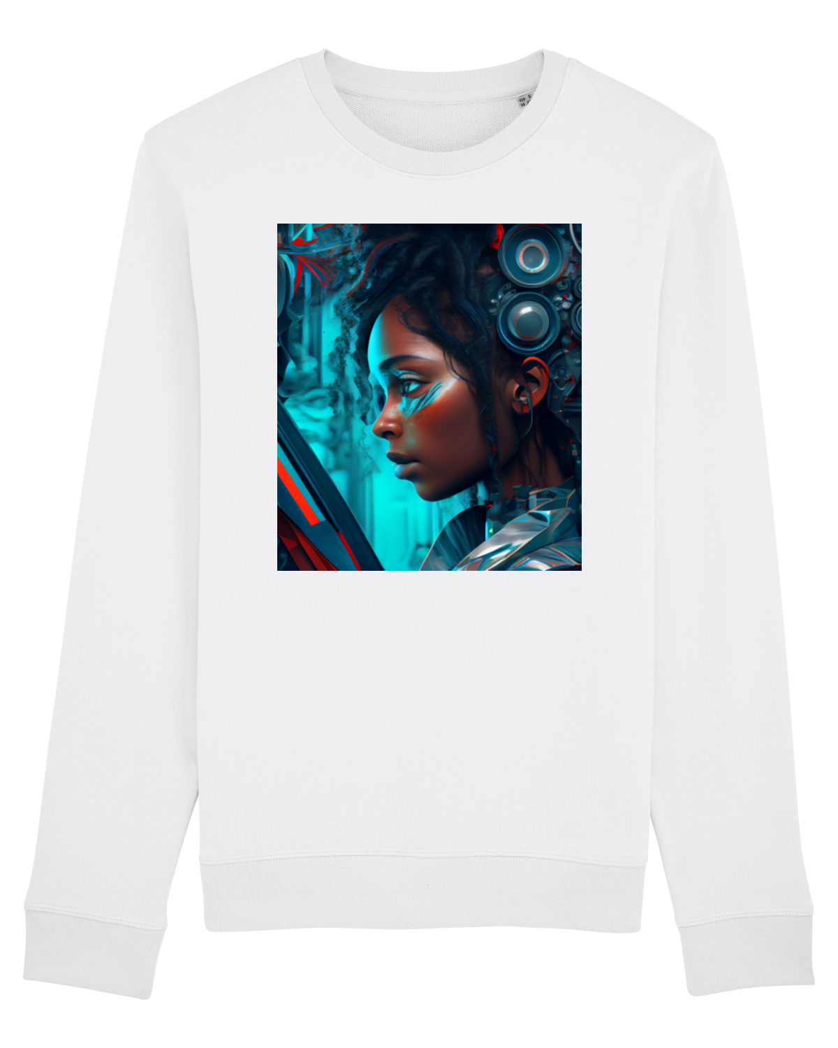 Bluză mânecă lungă Unisex Rise White