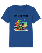 Broasca testoasa pictata in acuarela cu mesajul I'm not fast Tricou mânecă scurtă  Copii Mini Creator