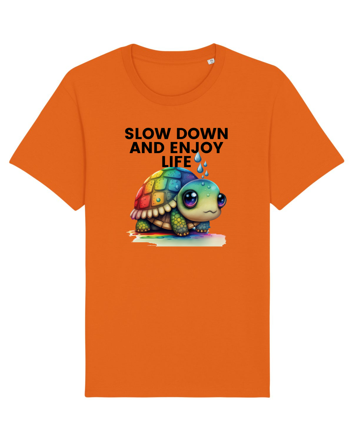 Tricou mânecă scurtă Unisex Rocker Bright Orange